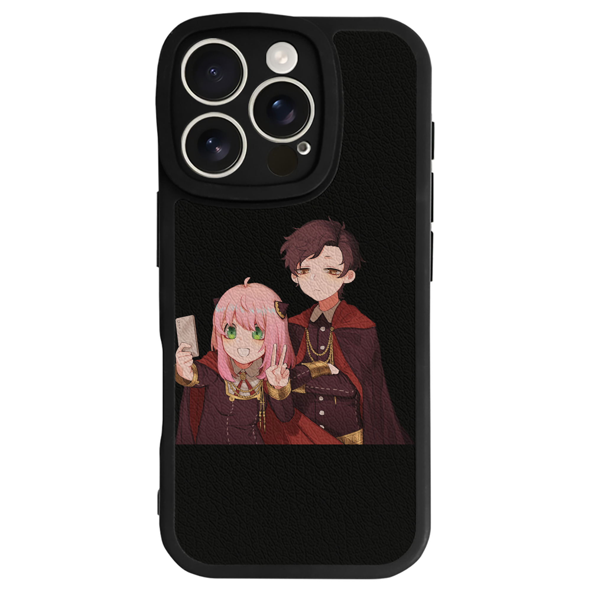 （画像用） SPY×FAMILY间谍家家酒 【iPhone 16シリーズ対応】シリコンスマホケース（レザー調） 材質：シリコン